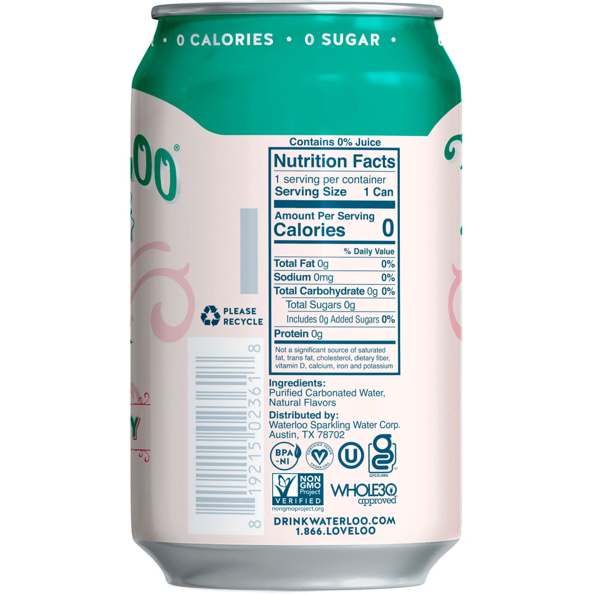 Waterloo Sparkling Water Variety Pack, 12 fl. oz., 24 pk.