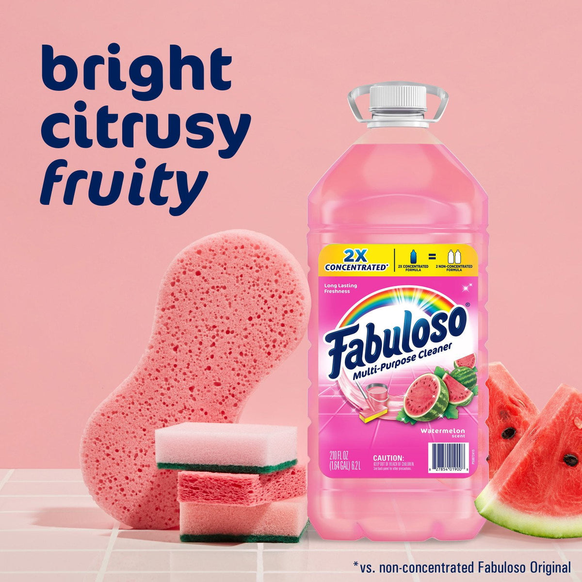 Fabuloso 2X Concentrated Multi-Purpose Cleaner, Watermelon 210 fl. oz.