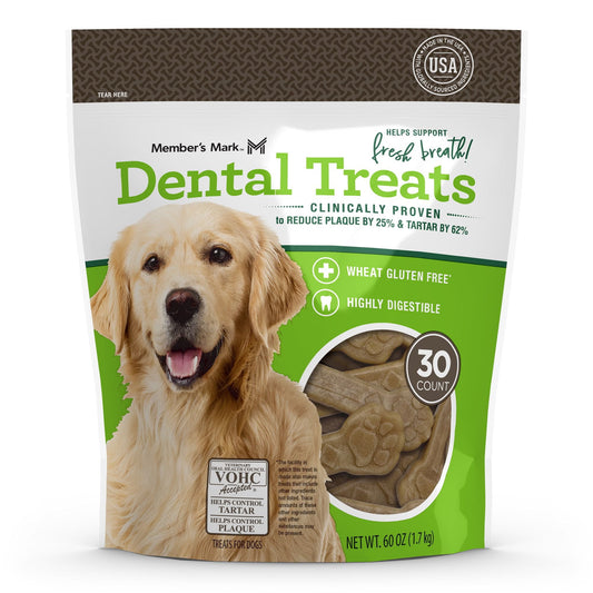 Member's Mark Dental Chew Treats for Dogs, 30 ct.