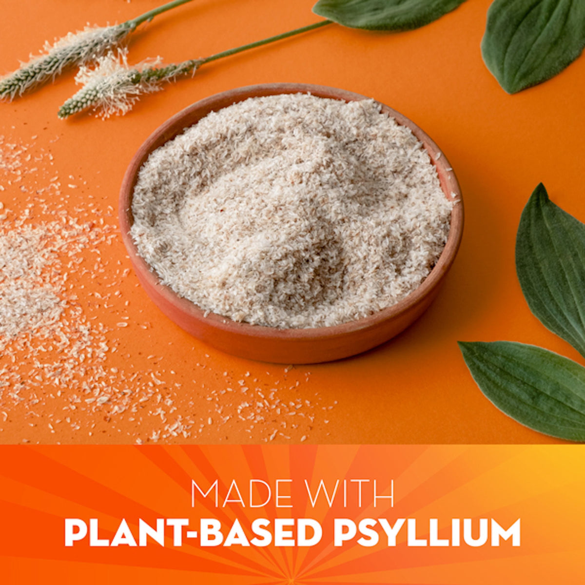 Metamucil Psyllium 4in1 Fiber Supplement Powder, Orange, 55 oz., 2 pk.