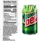 Mountain Dew 12 fl. oz. cans, 36 pk.
