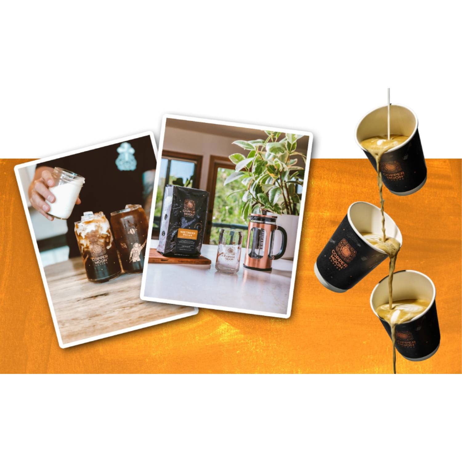 Copper Moon Coffee Medium Roast Whole Bean Coffee, Southern Pecan, 32 oz.