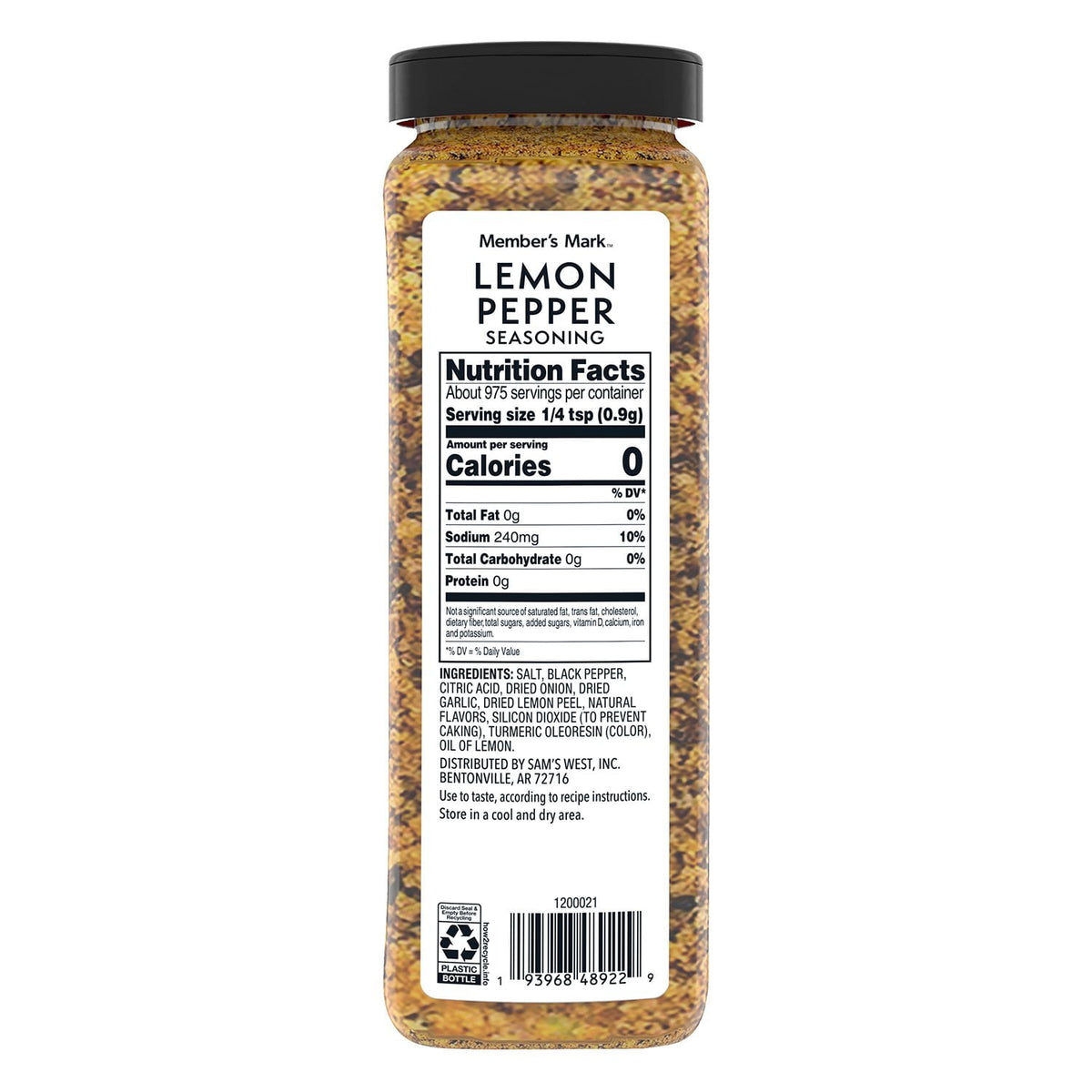 Member’s Mark Lemon Pepper Seasoning, 31 oz.