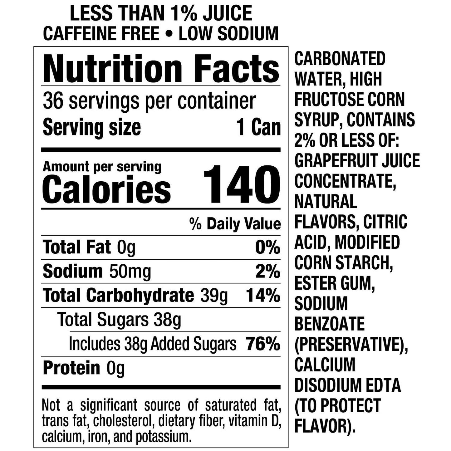 Squirt Citrus Soda, 12 fl. oz., 36 pk.