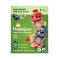 HappyBABY Organics Clearly Crafted Fruit & Oat Pouches, Variety Pack, 12 ct., 4 oz.