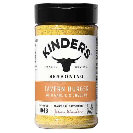 Kinder's Tavern Garlic & Cheddar Burger Seasoning, 10.2 oz.