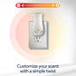 Glade CustomScent PlugIns Scented Oils, Leather and Golden Amber, 1 Warmer + 5 Refills. Total 3.35 fl. oz./99 ml.