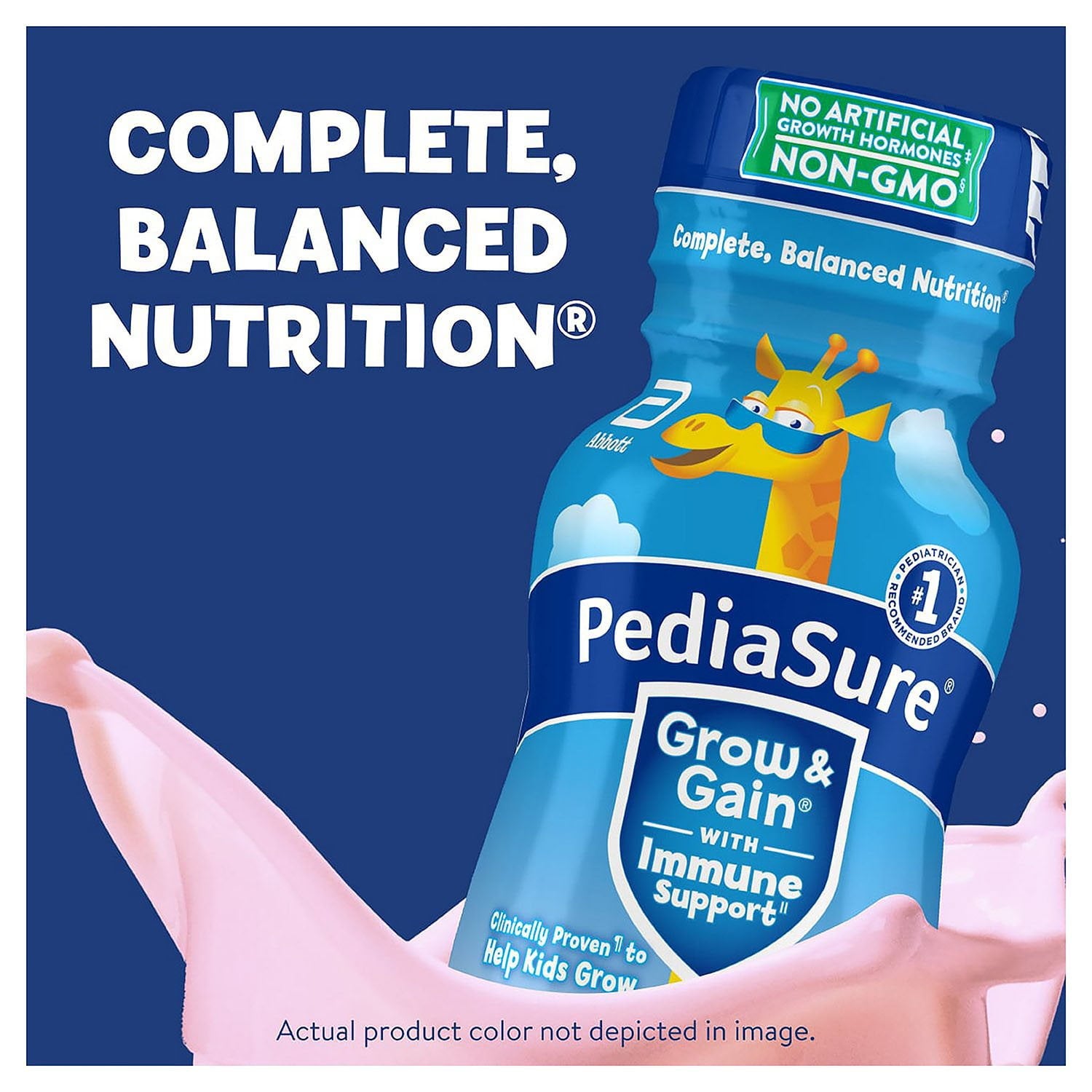 PediaSure Grow and Gain Nutrition Shake for Kids, Strawberry, 8 fl. oz., 24 pk.