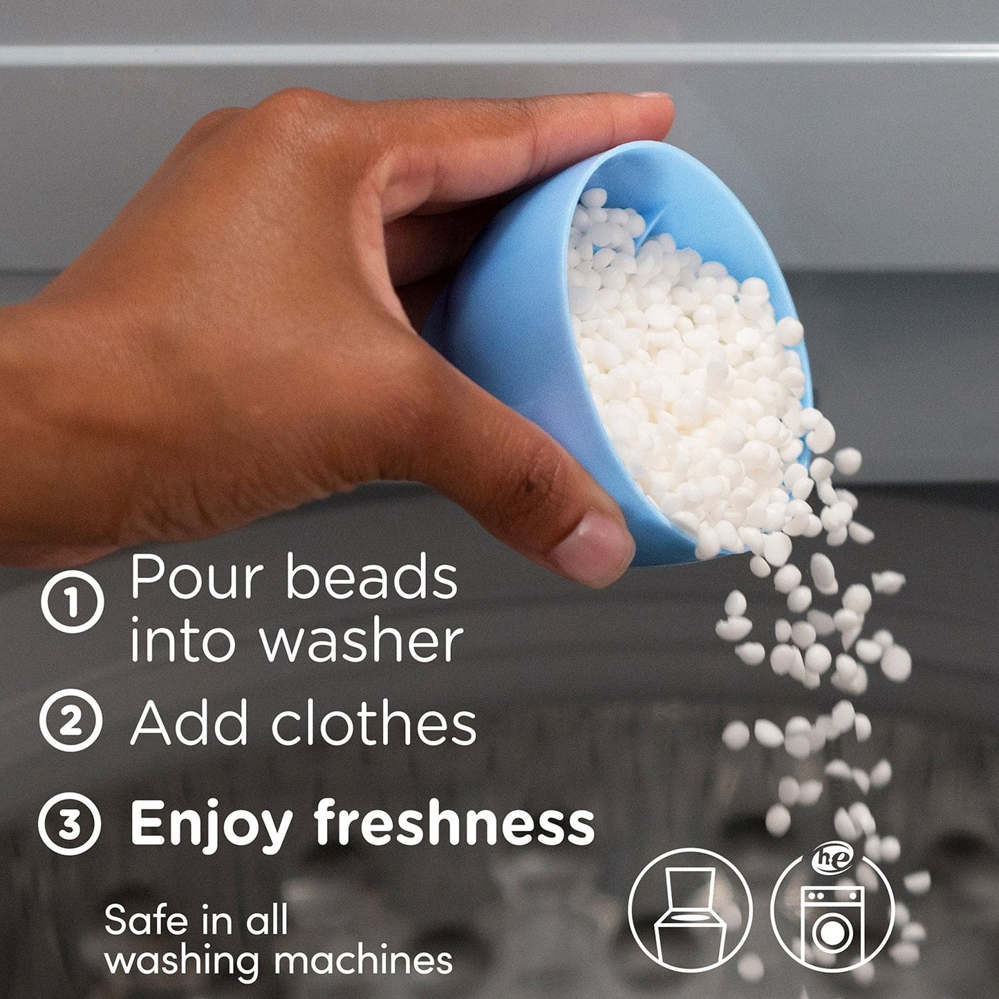 Downy Light Laundry In-Wash Scent Booster Beads, Ocean Mist Scent, 39.9 oz