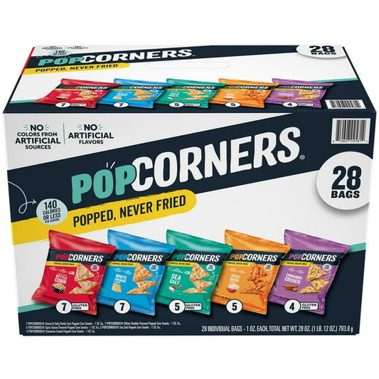 PopCorners Variety Pack Chips, 1 oz, 28 ct.