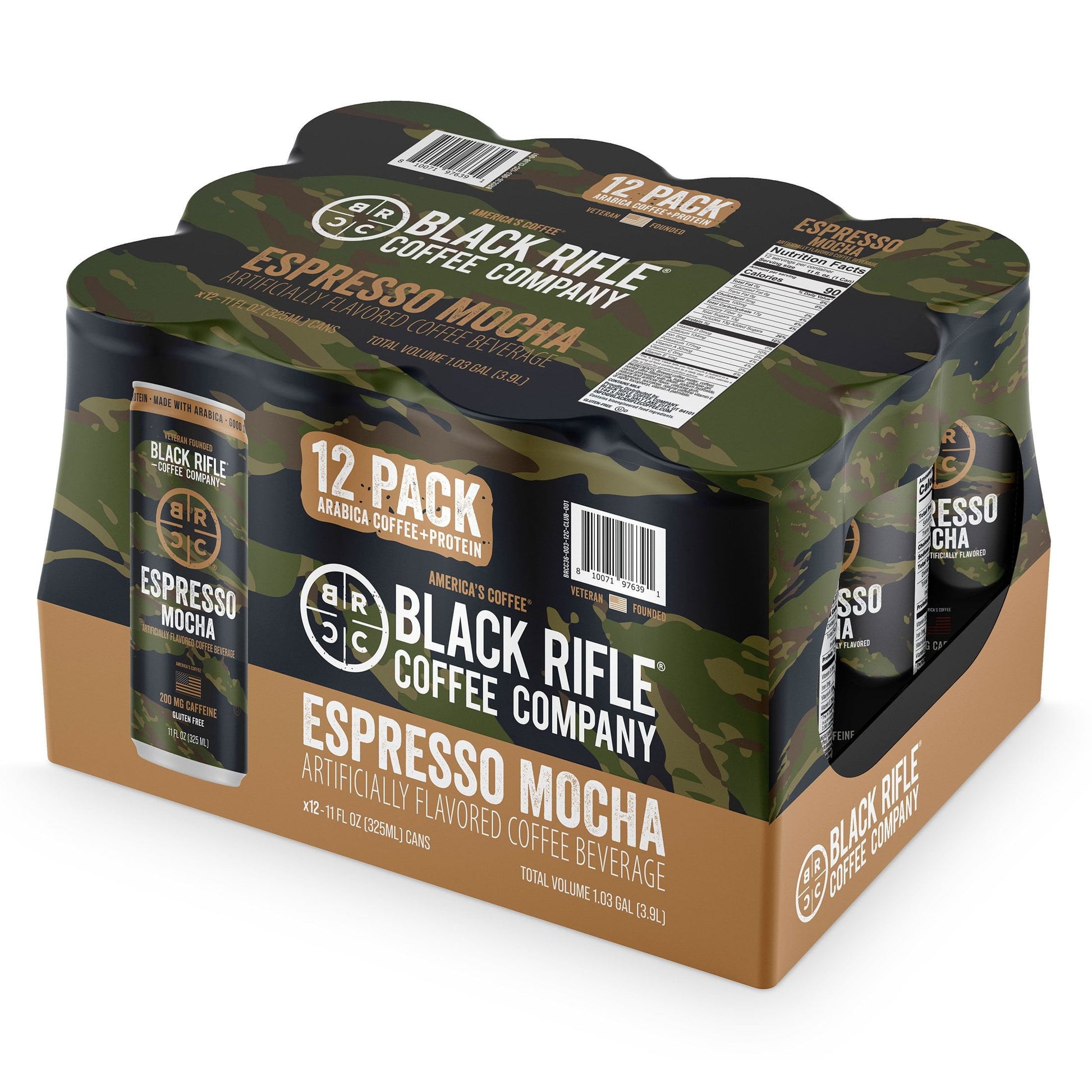 Black Rifle Coffee Company Espresso Mocha, 11 fl. oz., 12 pk.