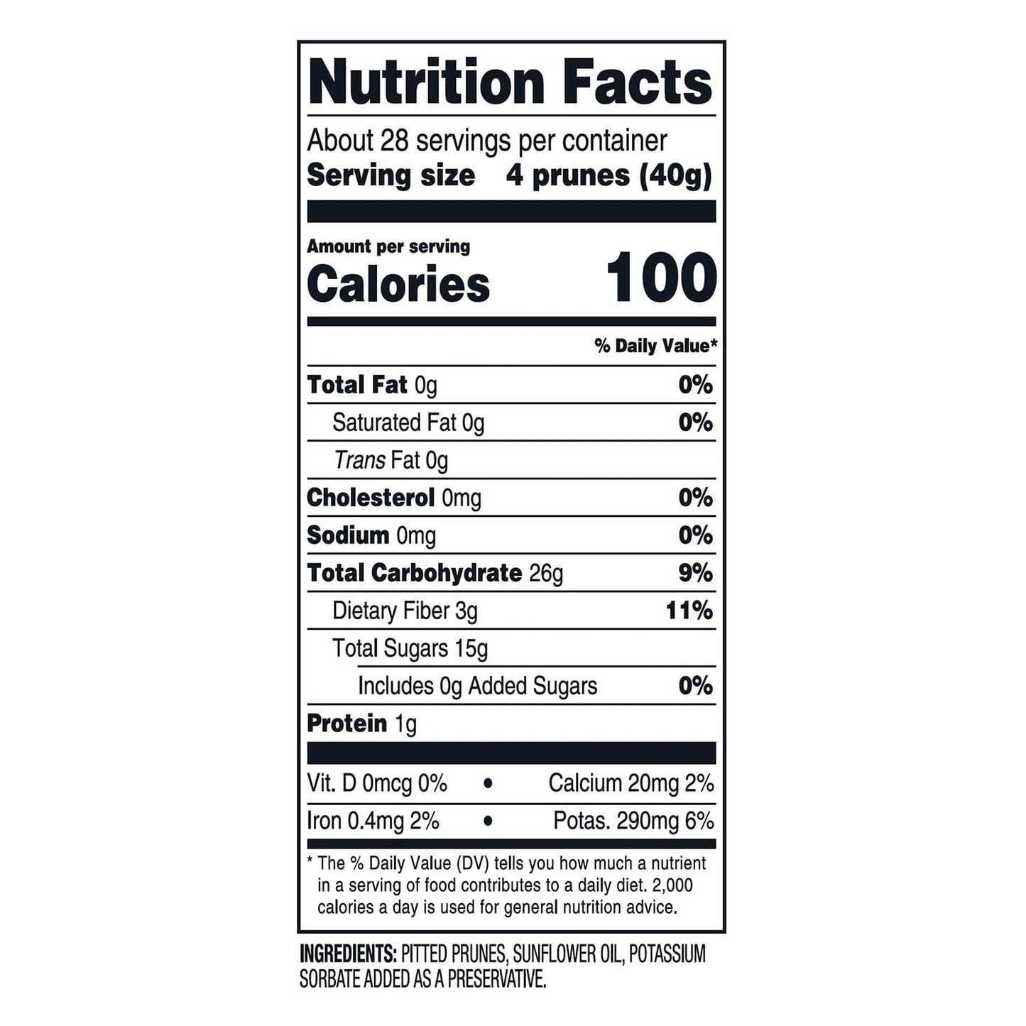 Member's Mark Dried Pitted Prunes, 40 oz.