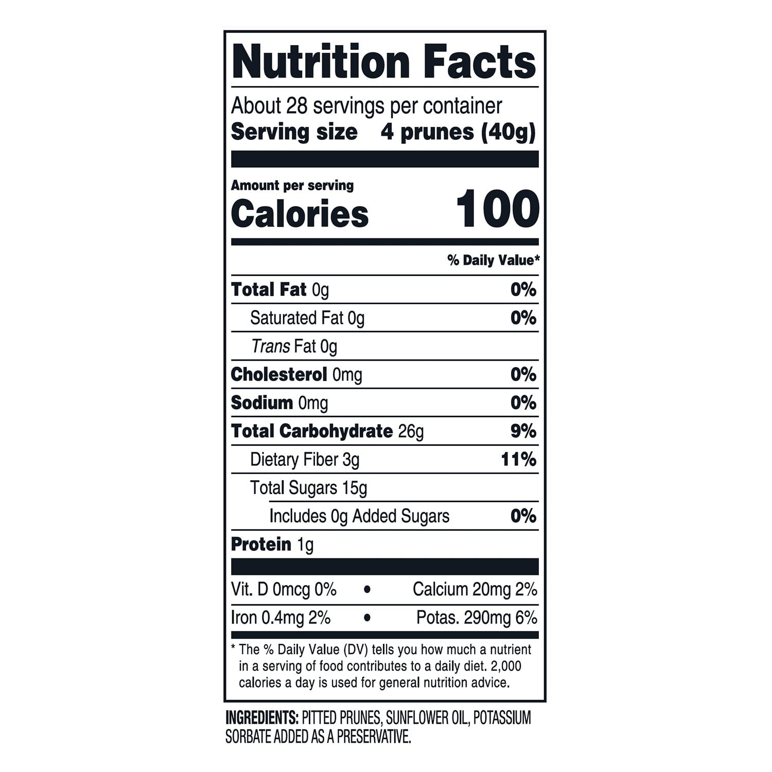 Member's Mark Dried Pitted Prunes, 40 oz.