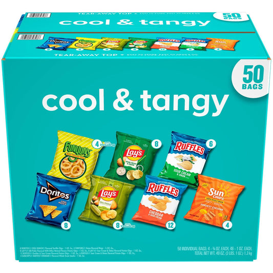 Frito-Lay Cool & Tangy Variety Pack Chips, 50 pk.