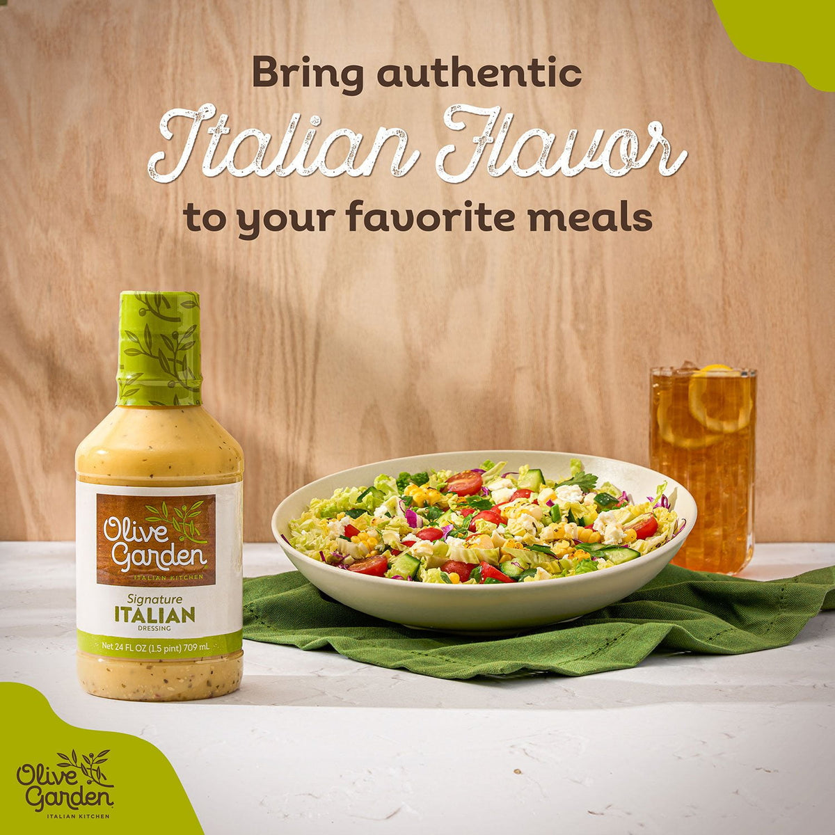 Olive Garden Signature Italian Dressing, 24 oz., 2 pk.