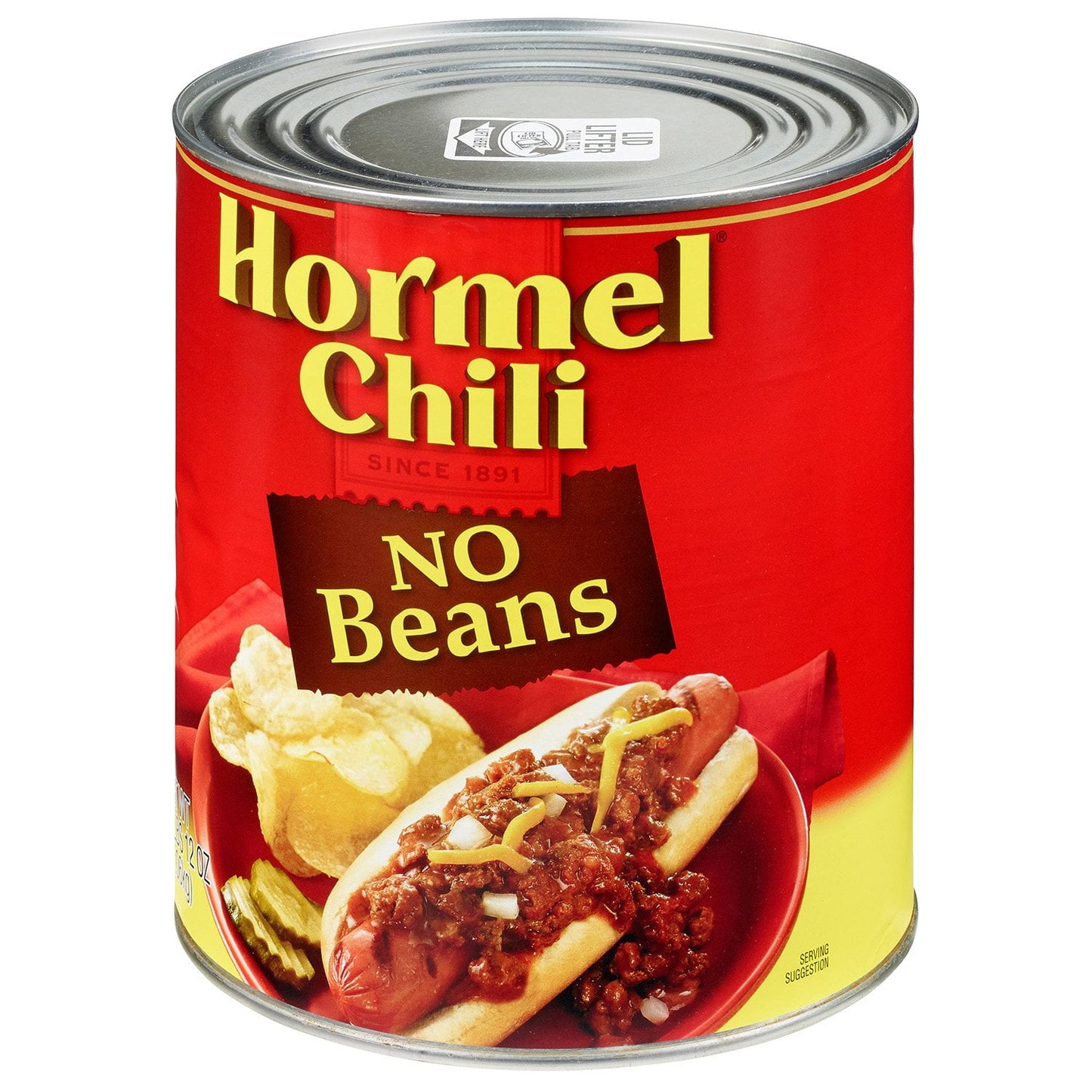 Hormel Chili No Beans 108 oz.