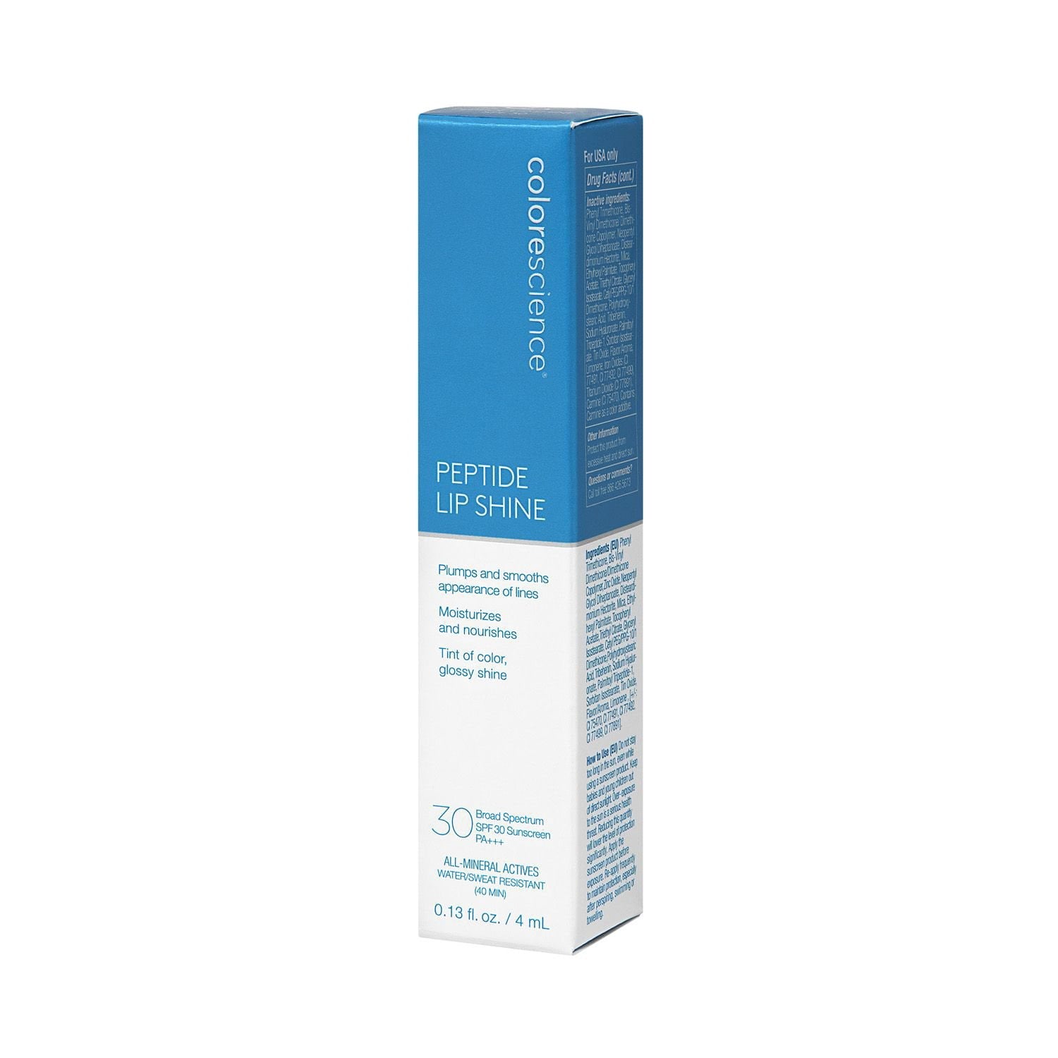Colorescience Peptide Lip Shine, Savanna, SPF 30
