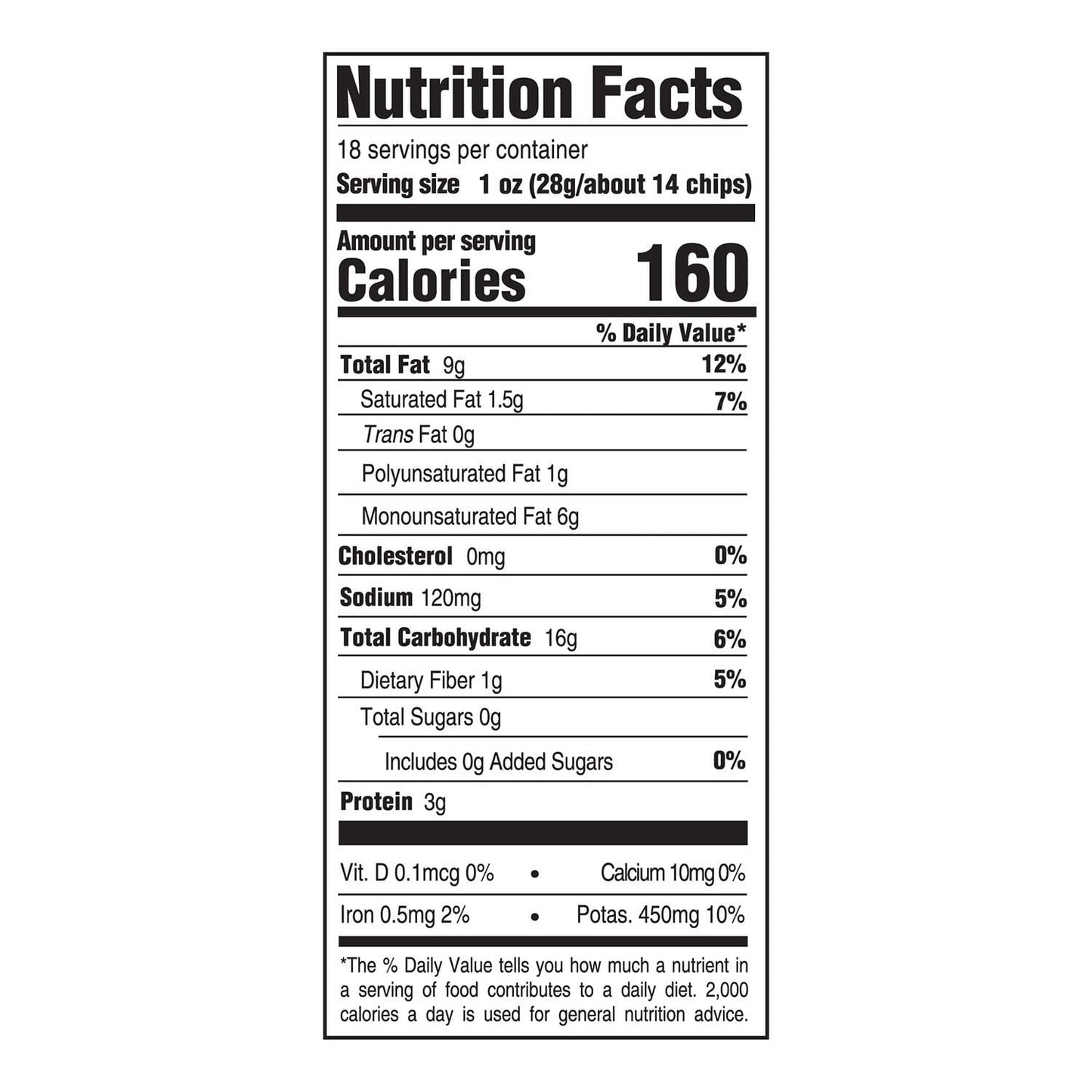 Boulder Canyon Avocado Oil Potato Chips, 18 oz.
