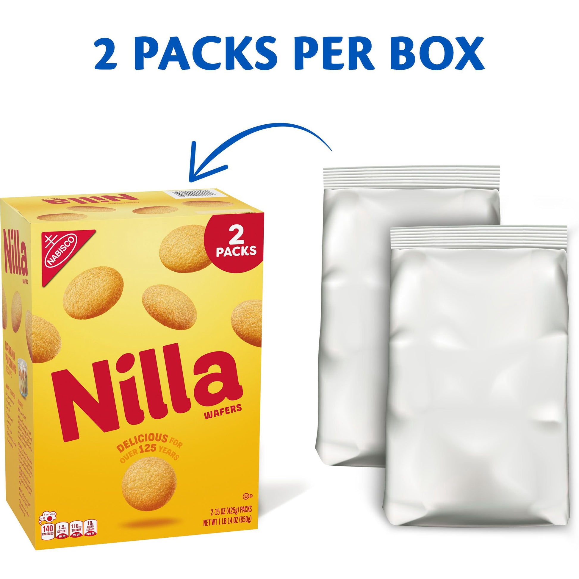 NILLA WAFERS 2 PKS.15 OZ EACH