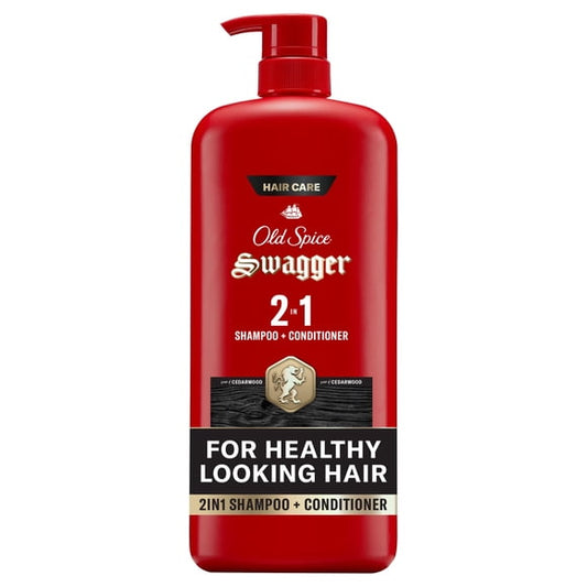 Old Spice Swagger 2-in-1 Shampoo and Conditioner, 39.9 fl. oz.
