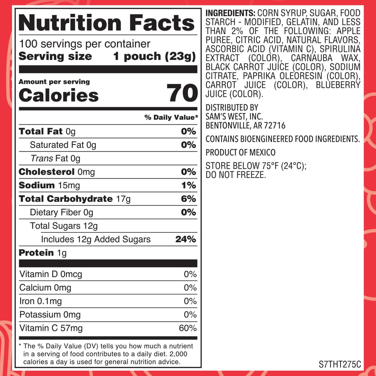 Member's Mark Fruity Snacks, 0.8 oz., 100 pk.