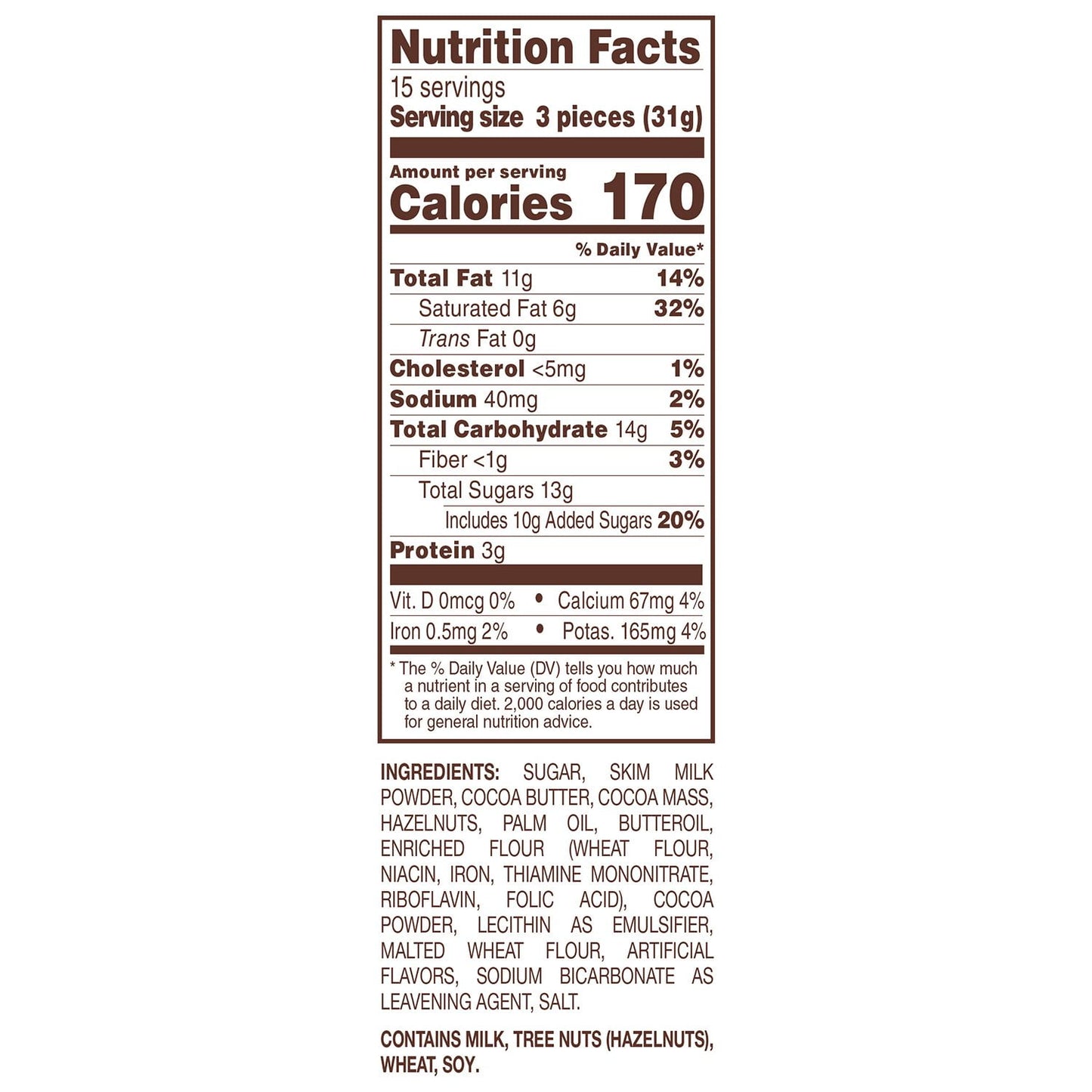 Ferrero Rocher Assorted Chocolate Squares with Hazelnut and Crunchy Crispies, 16.6 oz.