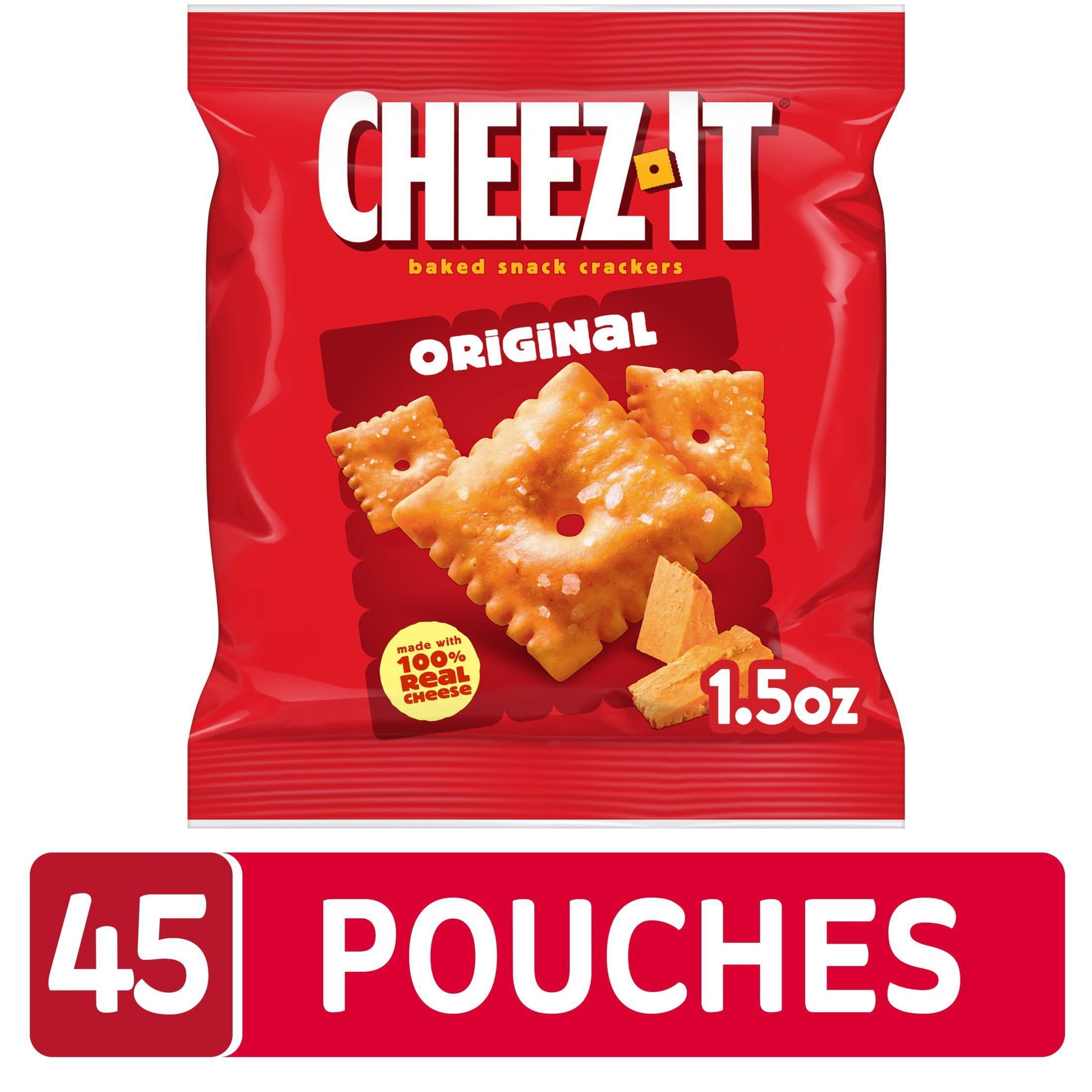 Cheez-It Original Baked Snack Crackers, 1.5 oz., 45 pk.