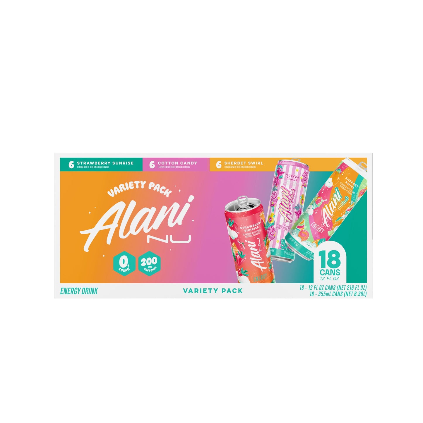 Alani Nu Energy Drink Variety Pack, 12 fl. oz., 18 pk.