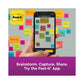 Post-it Notes Super Sticky Pads, 3" x 3", Canary Yellow, 24 Pads, 2,160 Total Sheets