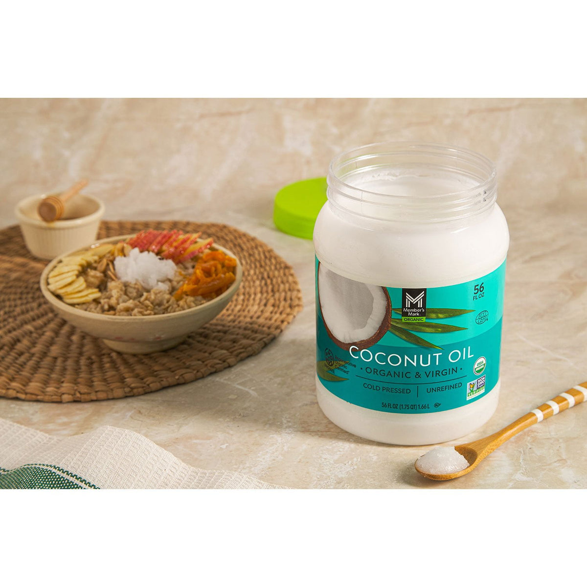 Member's Mark Organic Virgin Coconut Oil, 56oz.