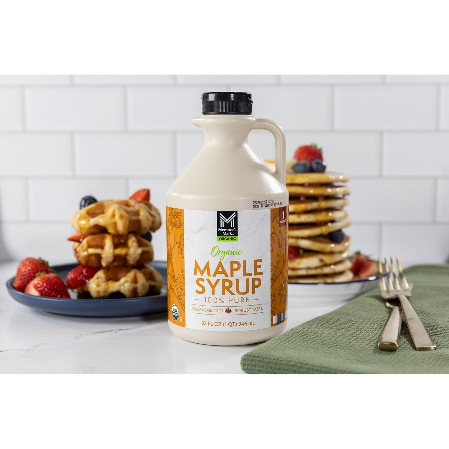 Member's Mark Organic 100% Pure Maple Syrup, 32 oz.