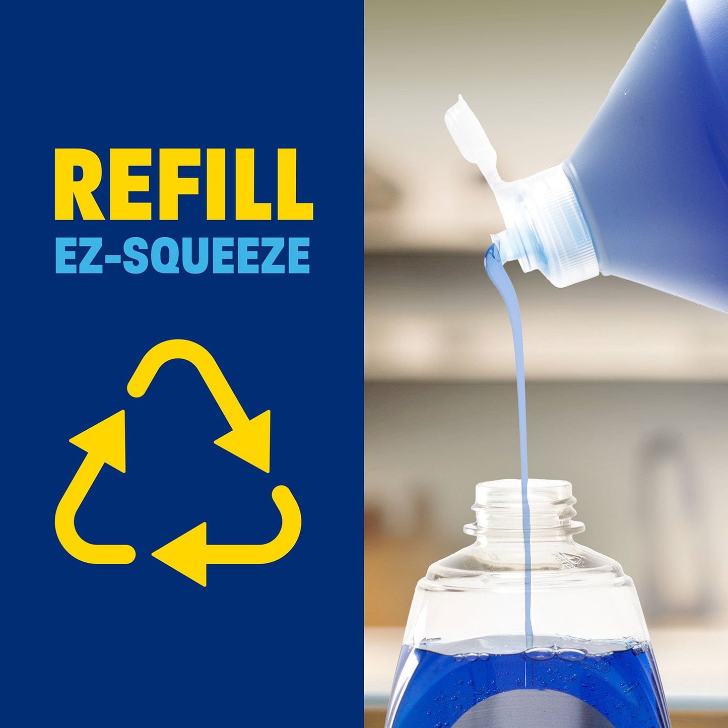 Dawn Platinum EZ- Squeeze Liquid Dish Soap, Lemon, 3 ct., 61.5 fl. oz.