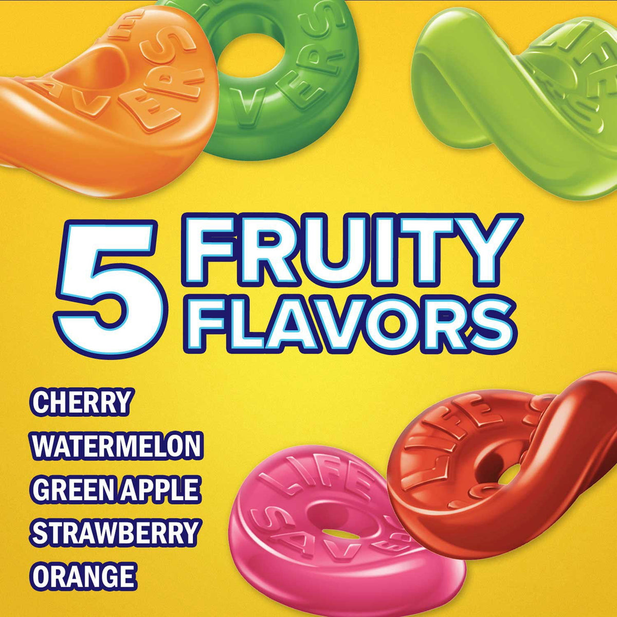 Life Savers Gummies 5 Flavors Gummy Candy, 38 oz.