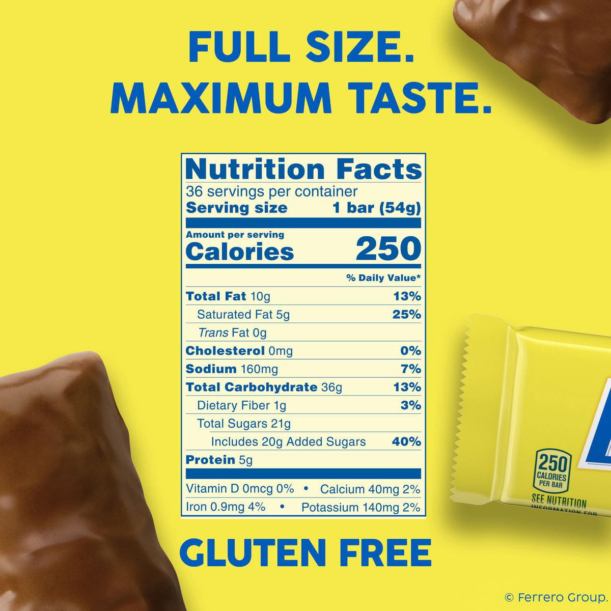 Butterfinger Candy Bars, Full Size, 1.9 oz., 36 pk.