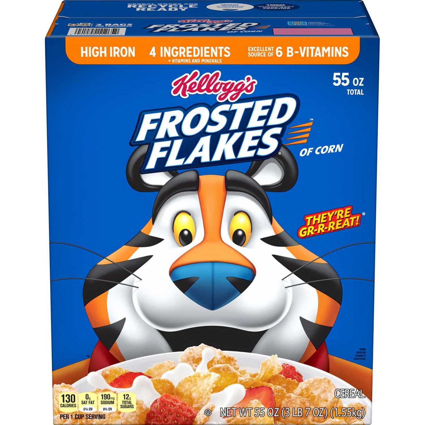 Frosted Flakes Cereal, 55 oz.