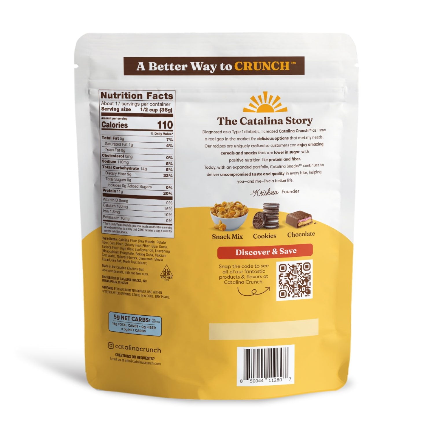 Catalina Crunch Cinnamon Toast Cereal, 22 oz.