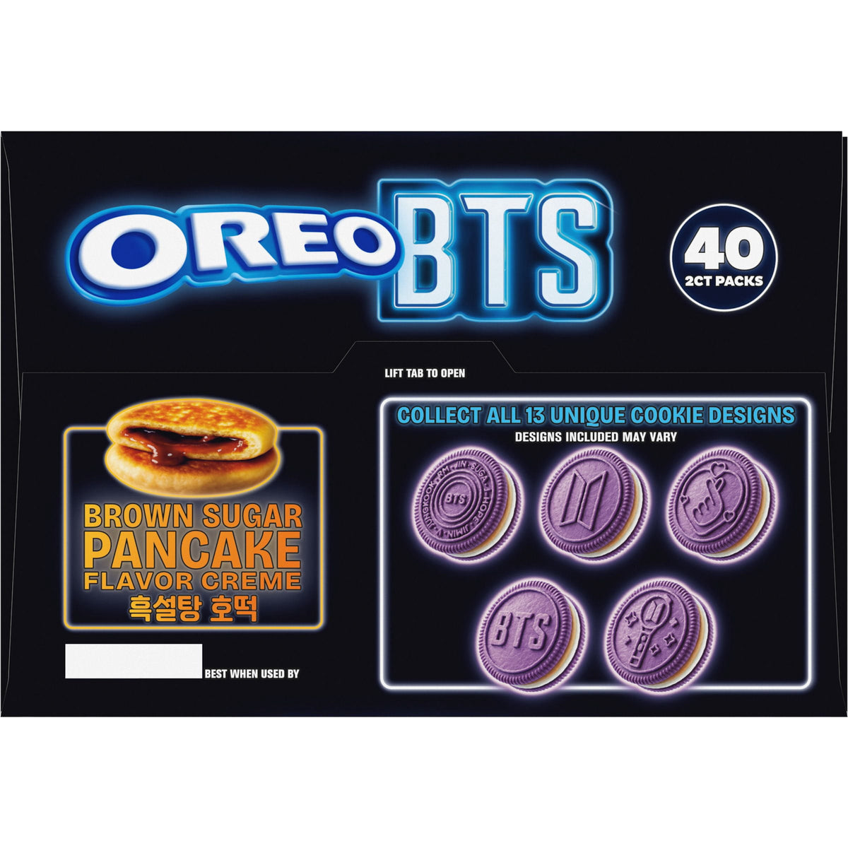 Oreo BTS & OREO Double Stuf Cookies Variety Pack, 1.02 oz., 40 pk.