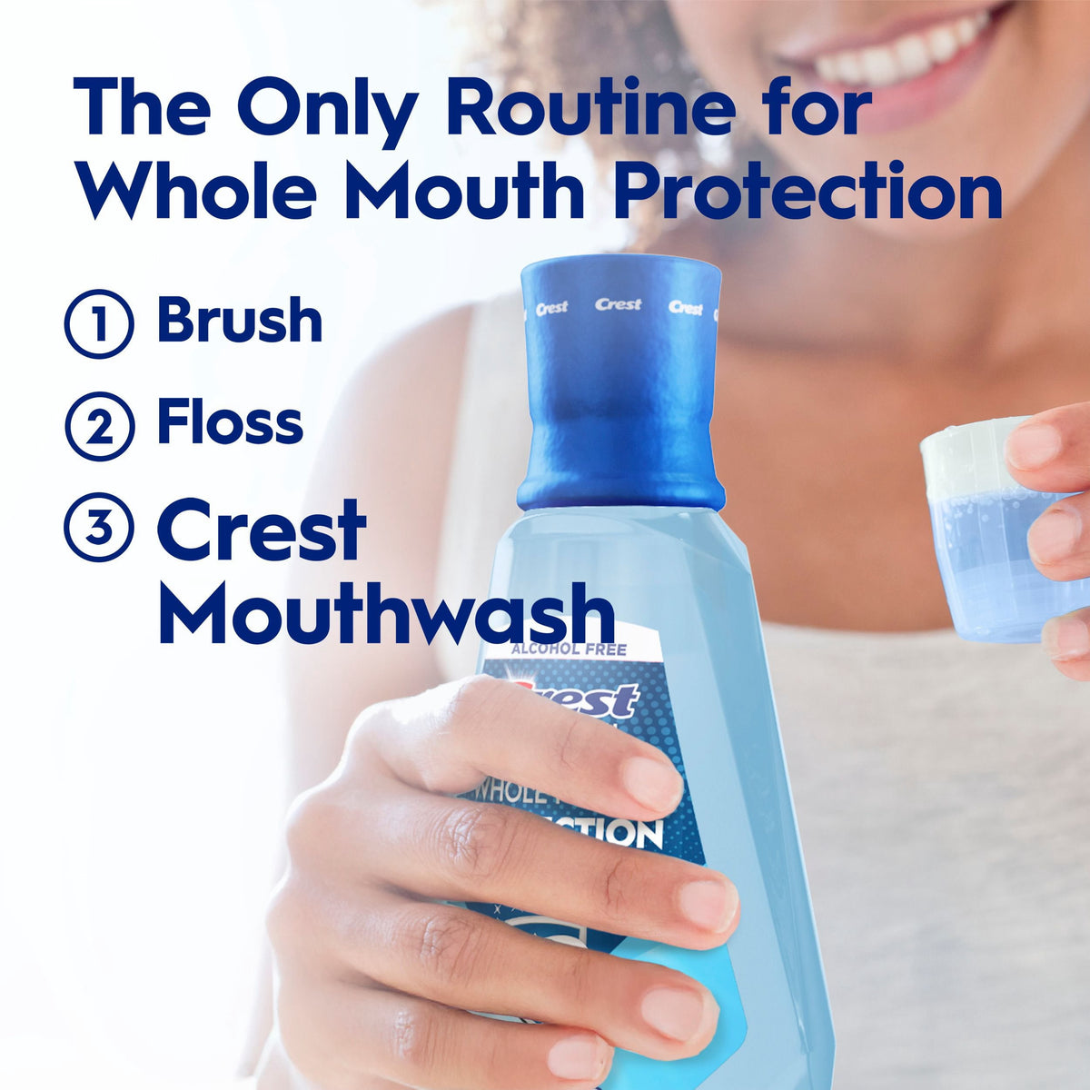 Crest Pro-Health Advantage Multi-Protection Mouthwash, Smooth Mint, 33.8 fl. oz., 3 pk.