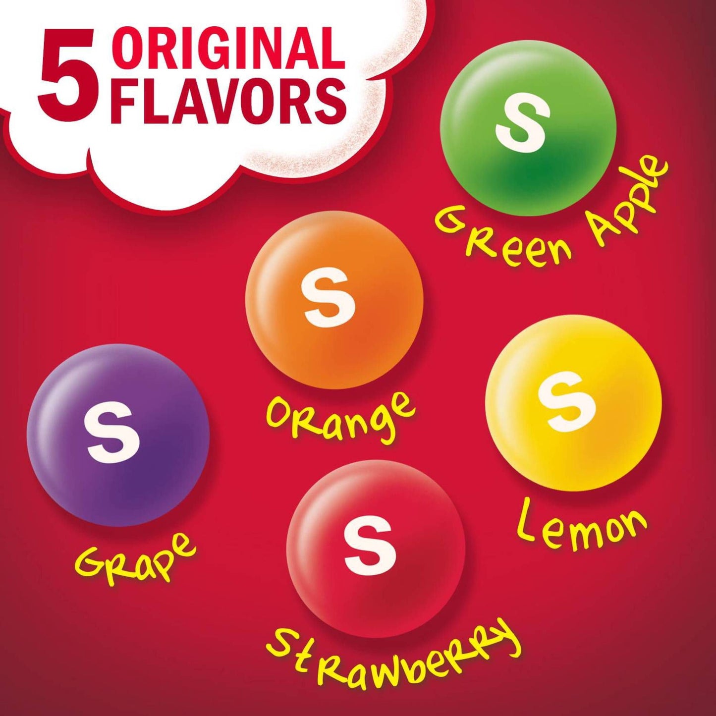 Skittles Original Fruity Chewy Candy, Full Size, 2.17 oz., 36 pk.