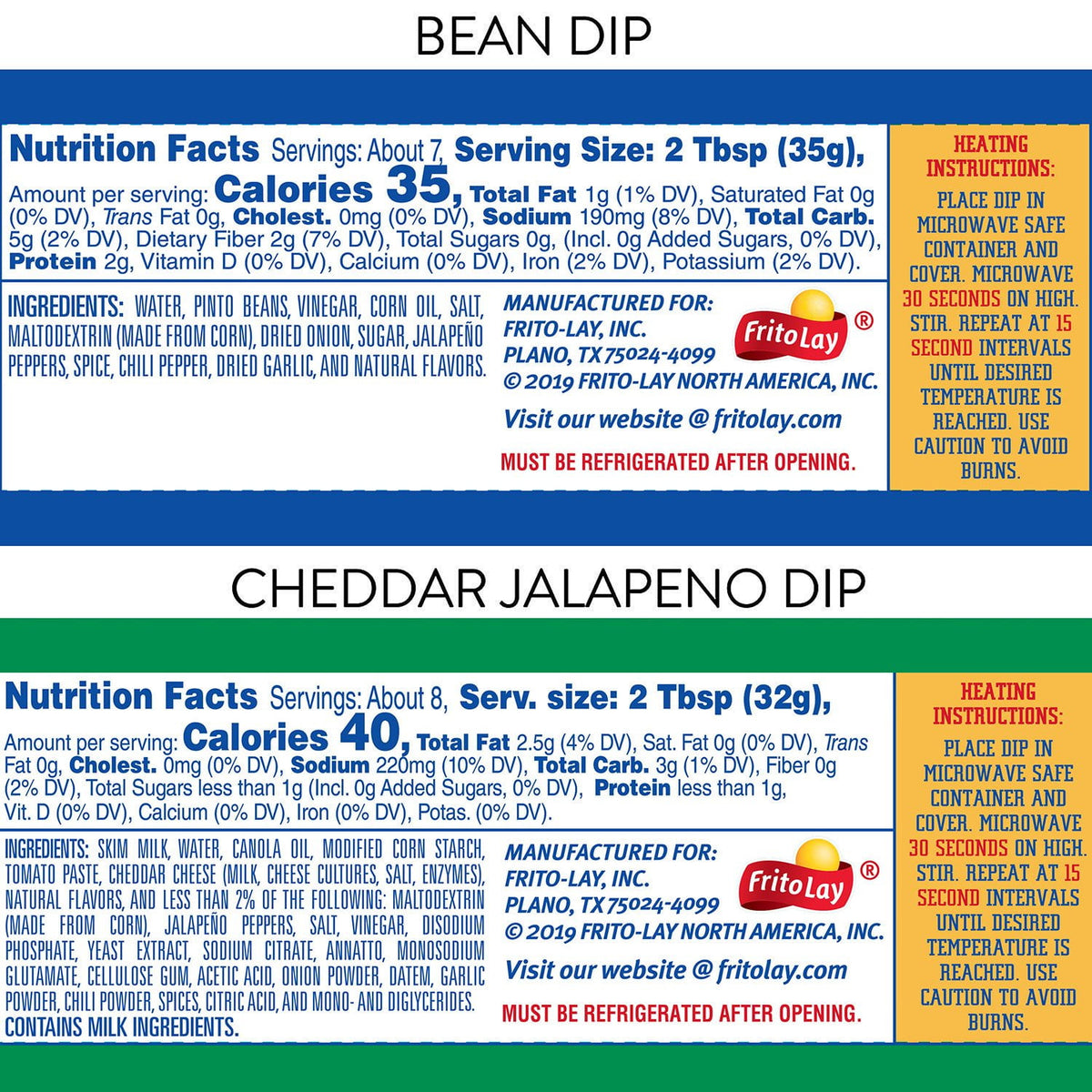 Fritos Dips Variety Pack, 9 oz., 3 ct.