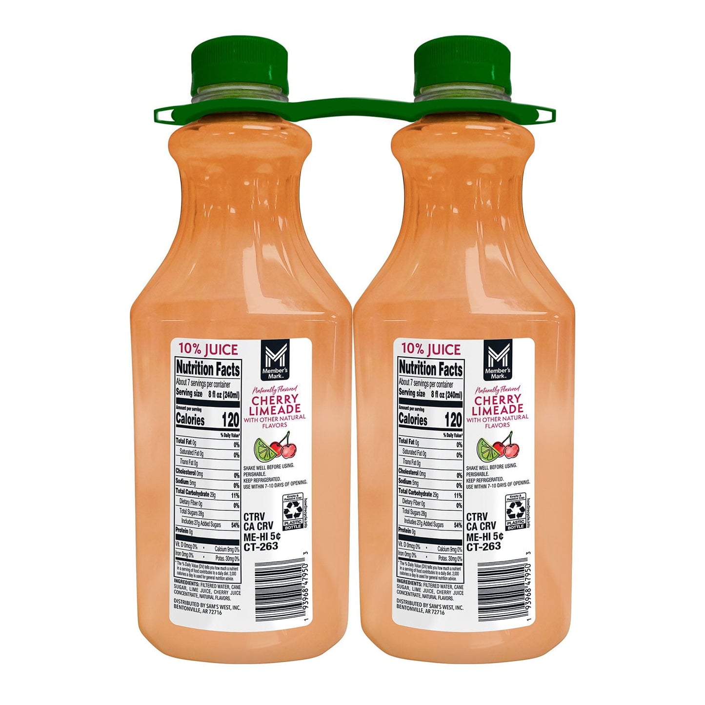 Member's Mark Cherry Limeade, 52 fl. oz., 2 pk.