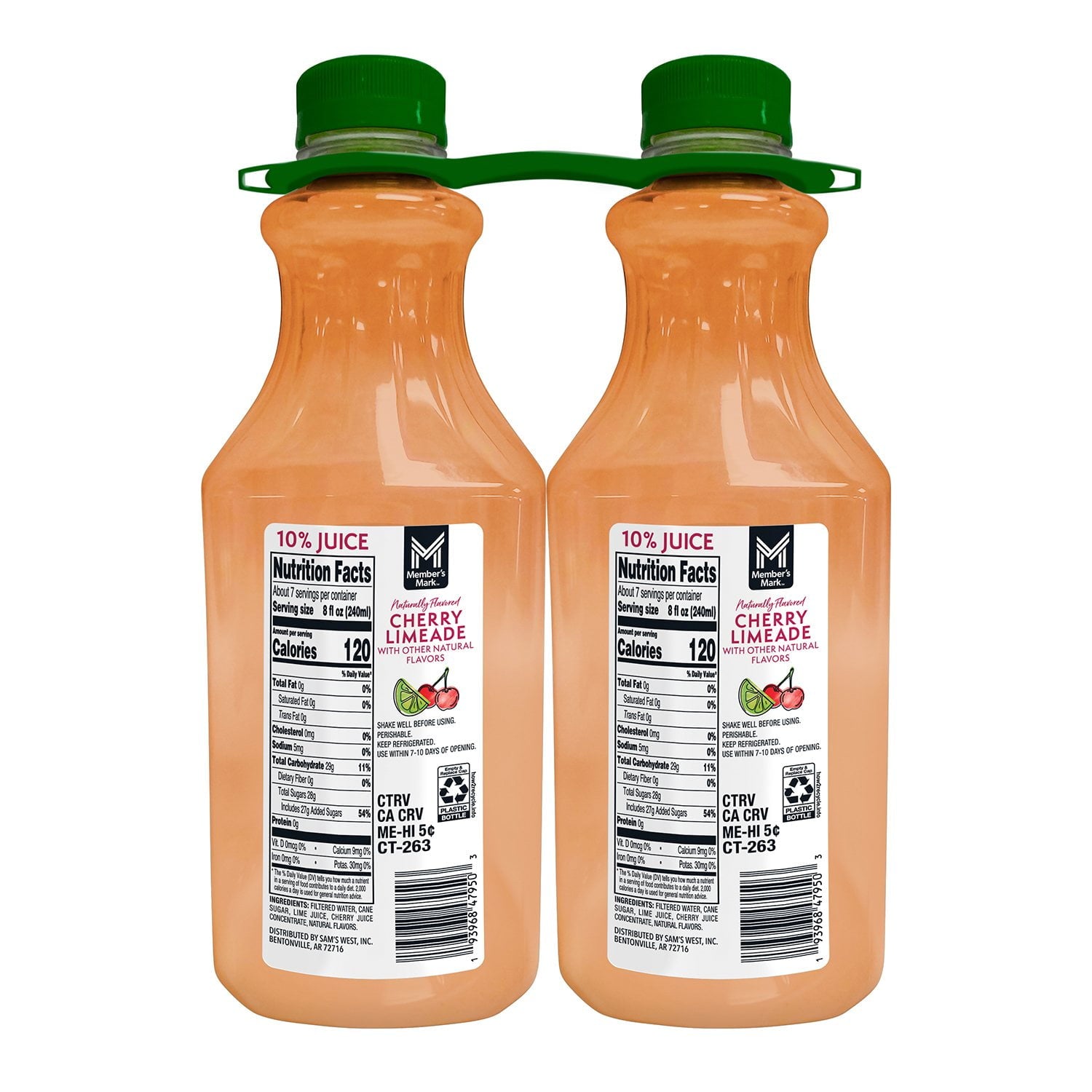 Member's Mark Cherry Limeade, 52 fl. oz., 2 pk.
