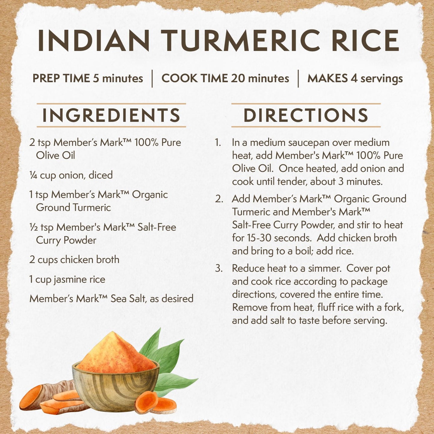 Member's Mark Organic Ground Turmeric, 9.5 oz.
