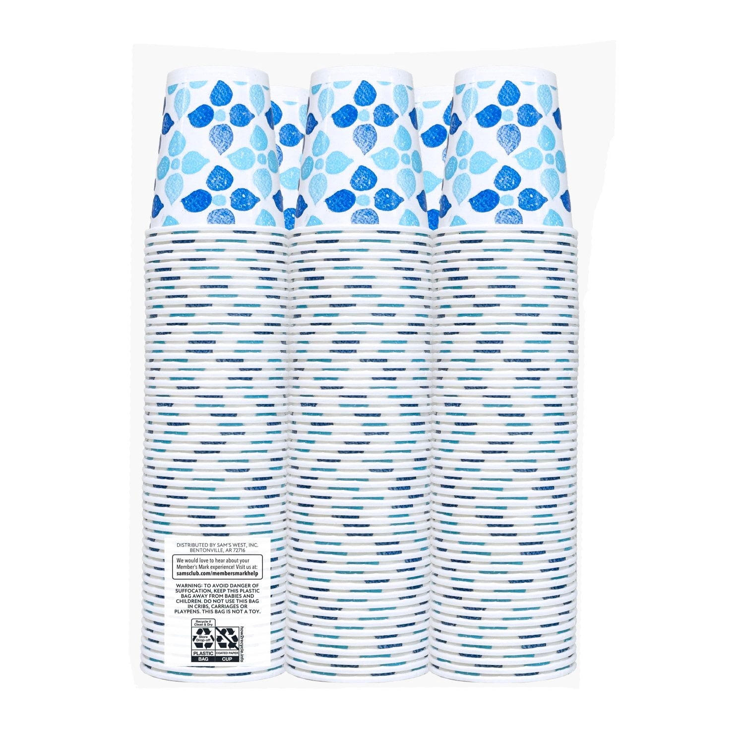 Member's Mark Printed Paper Bath Cold Cup 5 oz., 450 ct.
