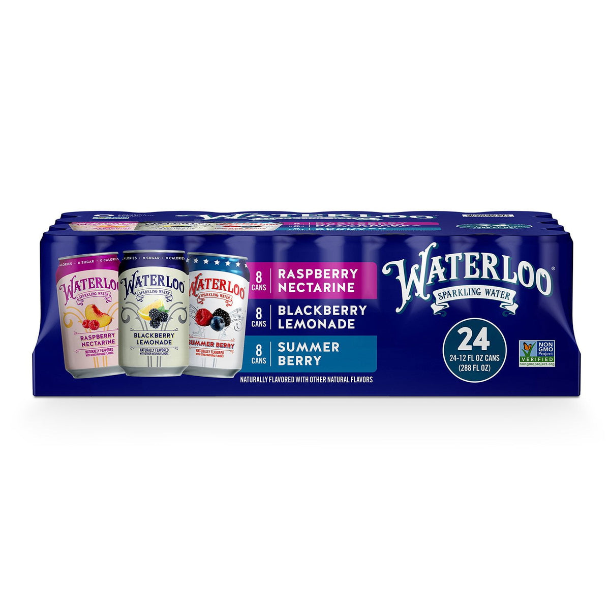 Waterloo Sparkling Water Variety Pack 12 fl. oz., 24 pk.