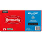 Community Coffee Breakfast Blend Medium Roast Single Serve, 72 ct.