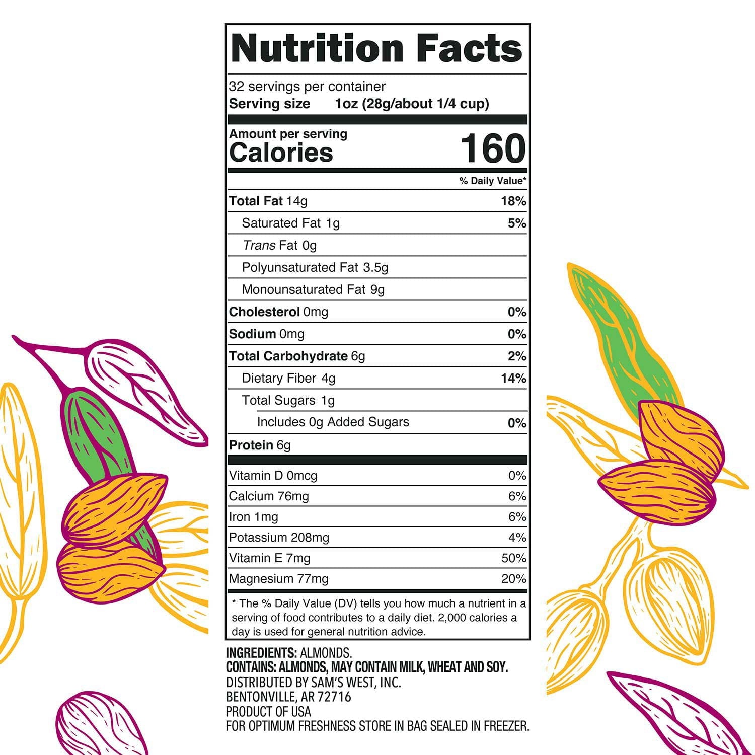 Member's Mark Sliced Almonds, 32 oz.