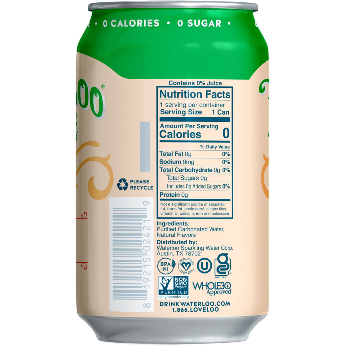 Waterloo Sparkling Water Variety Pack, 12 fl. oz., 24 pk.