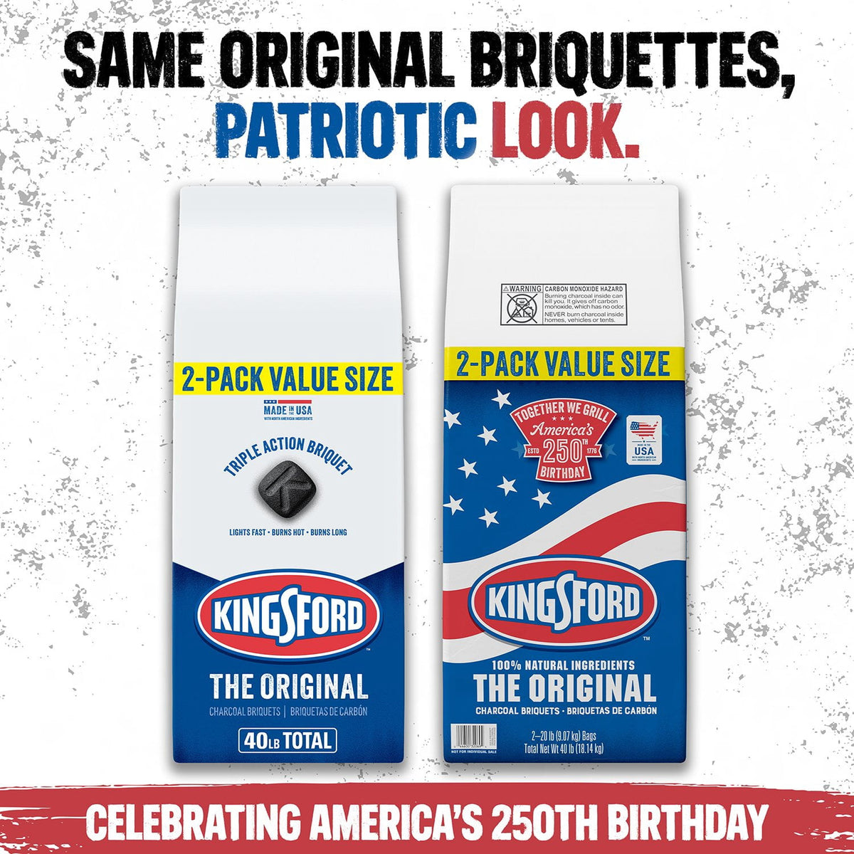 Kingsford Original Charcoal Briquets, 2-Pack, 20 lbs.
