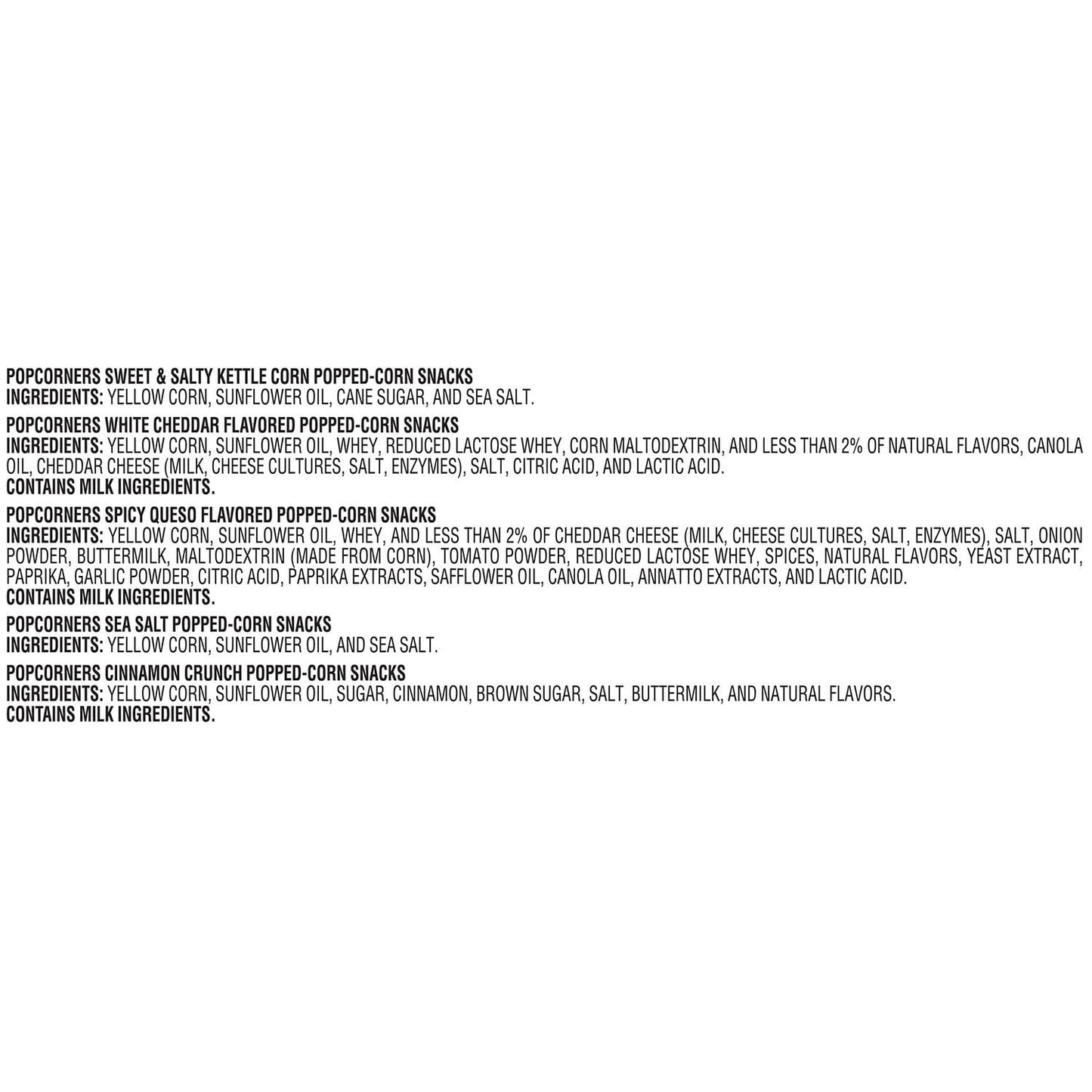 PopCorners Variety Pack Chips, 1 oz, 28 ct.